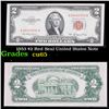 1953 $2 Red Seal United States Note Grades Gem CU