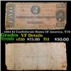 1864 $2 Confederate States Of America, T-70 Grades vf details