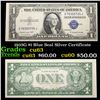 1935G $1 Blue Seal Silver Certificate Grades Select CU