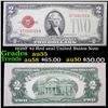 1928F $2 Red seal United States Note Grades Choice AU