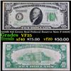 Image 1 : 1928B $10 Green Seal Federal Reserve Note F-2002C Grades vf+