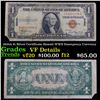 1935A $1 Silver Certificate Hawaii WWII Emergency Currency Grades vf details