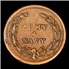 Image 3 : 1863 Army & Navy Civil War Token FR-141/307a 1c Grades xf