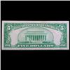Image 3 : 1928a $5 Green Seal Federal Reserve Note F-1950G Grades xf+