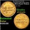 SA Whitney NJ-16b Glassboro Merchant Token Grades xf details