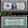 1928A $1 Blue Seal Silver Certificate "Funnyback" Grades vf++