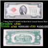 Image 1 : **Star Note** 1928G $2 Red Seal United States Note Grades vf++