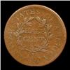 Image 3 : 1806 Small 6, No Stems Draped Bust Half Cent 1/2c Grades vf details