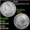 Image 1 : 1838 Capped Bust Half Dollar 50c Grades vf++