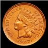 Image 2 : 1907 Indian Cent 1c Grades Choice Unc RD
