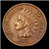 Image 2 : 1866 Indian Cent 1c Grades Select AU