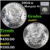 1904-o Morgan Dollar 1 Grades GEM+ Unc by SEGS