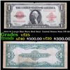 1923 $1 Large Size Rare Red Seal  United States Note FR-40 Grades vf+
