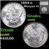 1884-o Morgan Dollar 1 Grades GEM+ Unc by SEGS