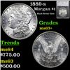 1889-s Morgan Dollar 1 Grades ms63+ by SEGS