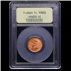 Image 4 : 1889 Indian Cent 1c Grades Choice Unc RD By USCG