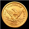 Image 3 : ***Auction Highlight*** 1867-s Gold Liberty Quarter Eagle $2 1/2 Graded ms62+ By SEGS (fc)