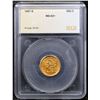Image 4 : ***Auction Highlight*** 1867-s Gold Liberty Quarter Eagle $2 1/2 Graded ms62+ By SEGS (fc)