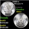 1880-s Morgan Dollar $1 Grades Choice+ Unc