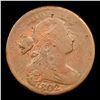Image 2 : 1802 Draped Bust Large Cent 1c Grades vg+