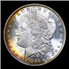 Image 2 : 1885-o Rainbow Toned Morgan Dollar $1 Grades GEM Unc