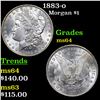 1883-o Morgan Dollar $1 Grades Choice Unc