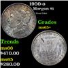Image 1 : 1900-o Morgan Dollar $1 Grades GEM+ Unc