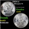 1904-o Morgan Dollar $1 Grades GEM Unc