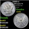 1880-o Morgan Dollar $1 Grades Select Unc