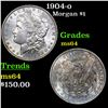1904-o Morgan Dollar $1 Grades Choice Unc