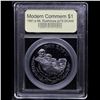Image 2 : Proof . 1991-S Mount Rushmore Modern Commem Dollar $1 Graded GEM++ Proof Deep Cameo By USCG