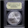 Image 2 : . 1992-d Olympics Modern Commem Dollar $1 Graded ms70, Perfection By USCG