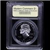 Image 2 : Proof . 1993-S Jefferson Modern Commem Dollar $1 Graded GEM++ Proof Deep Cameo By USCG