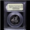 Image 2 : Proof . 1995-S Olympics Baseball Modern Commem Half Dollar 50c Graded GEM++ Proof Deep Cameo By USCG