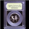 Image 2 : Proof . 1996-s Olympic Soccer Modern Commem Half Dollar 50c Graded GEM++ Proof Deep Cameo By USCG