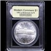 Image 2 : Proof . 1997-P Botanic Garden Modern Commem Dollar $1 Graded GEM++ Proof Deep Cameo By USCG