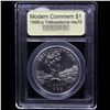 Image 2 : . 1999-p Yellowstone Modern Commem Dollar $1 Graded ms70, Perfection By USCG