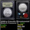 . 2009-p Lincoln Bicentennial Modern Commem Dollar $1 Graded ms70, Perfection By USCG