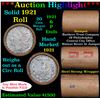 ***Auction Highlight*** Full solid date 1921-p Morgan silver $1 roll, 20 coins (fc)