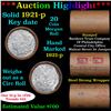 ***Auction Highlight*** Full solid date 1921-p Morgan silver $1 roll, 20 coins (fc)