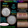 ***Auction Highlight*** Full solid date 1921-p Morgan silver $1 roll, 20 coins (fc)