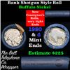 Image 1 : Buffalo Nickel Shotgun Roll in Old Bank Style 'Bell Telephone'  Wrapper 1920 & d Mint Ends
