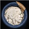 Image 2 : Buffalo Nickel Shotgun Roll in Old Bank Style 'Bell Telephone'  Wrapper 1920 & d Mint Ends