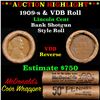 ***Auction Highlight*** Lincoln Wheat cent 1c orig roll, 1909-s end, VDB other end (fc)