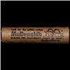 Image 5 : Mixed small cents 1c orig shotgun roll, 1915-d Wheat Cent, 1896 Indian Cent other end, McDonalds Wra