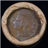 Image 2 : Mixed small cents 1c orig shotgun roll, 1918-d Wheat Cent, 1892 Indian Cent other end, McDonalds Wra