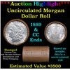 ***Auction Highlight*** 1889 & CC Uncirculated Morgan Dollar Shotgun Roll (fc)