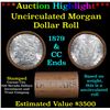 ***Auction Highlight*** 1879 & CC Uncirculated Morgan Dollar Shotgun Roll (fc)