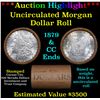Image 1 : ***Auction Highlight*** 1879 & CC Uncirculated Morgan Dollar Shotgun Roll (fc)