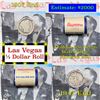 ***Auction Highlight*** Old Casino 50c Roll $10 Halves Las Vegas Aladdin 1907 Barber & 1947 Walker E